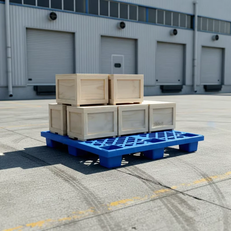 HAOSEN-Euro-Plastic-Pallet-Manufacturer-All-Standard-Sizes-Colors-Competitive-Bulk-Price-Warehouse-Storage-Transportation