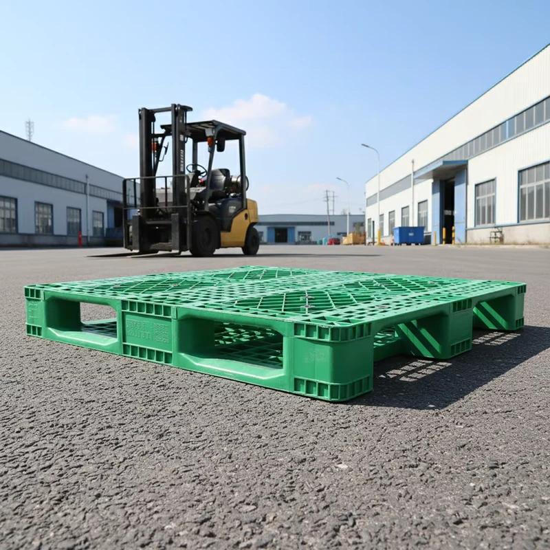 HDPE-4-Way-Entry-Steel-Reinforced-Heavy-Duty-Euro-Pallets-for-Industrial-Logistics-Warehouse-Storage-Rack