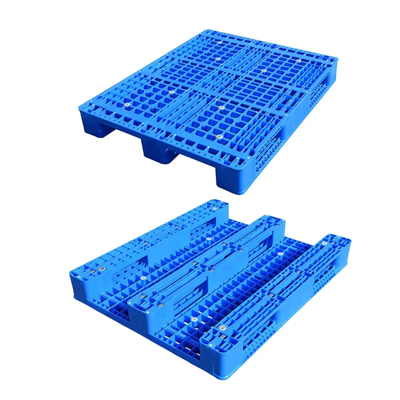 HDPE-Heavy-Duty-Euro-Reinforced-Flat-Feet-Plastic-Rack-Recycled-Plastic-Pallet-For-ASRS-System