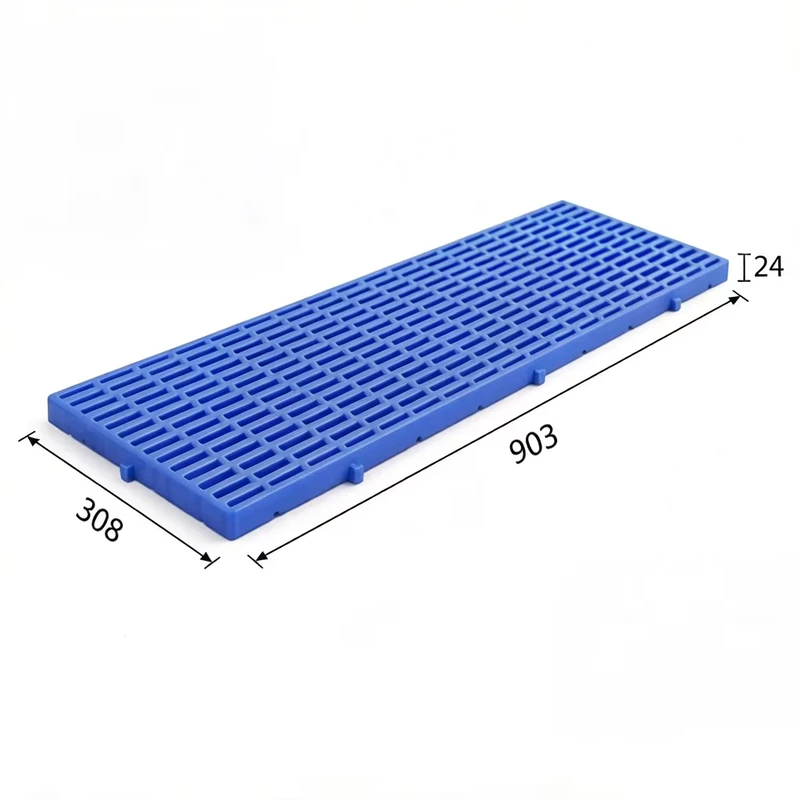 HUADU-Eco-friendly-4-Way-Spliced-Moisture-proof-Single-Faced-Warehouse-Plastic-Flooring-Pallet-200kg-Dynamic-Load-for-Cargo