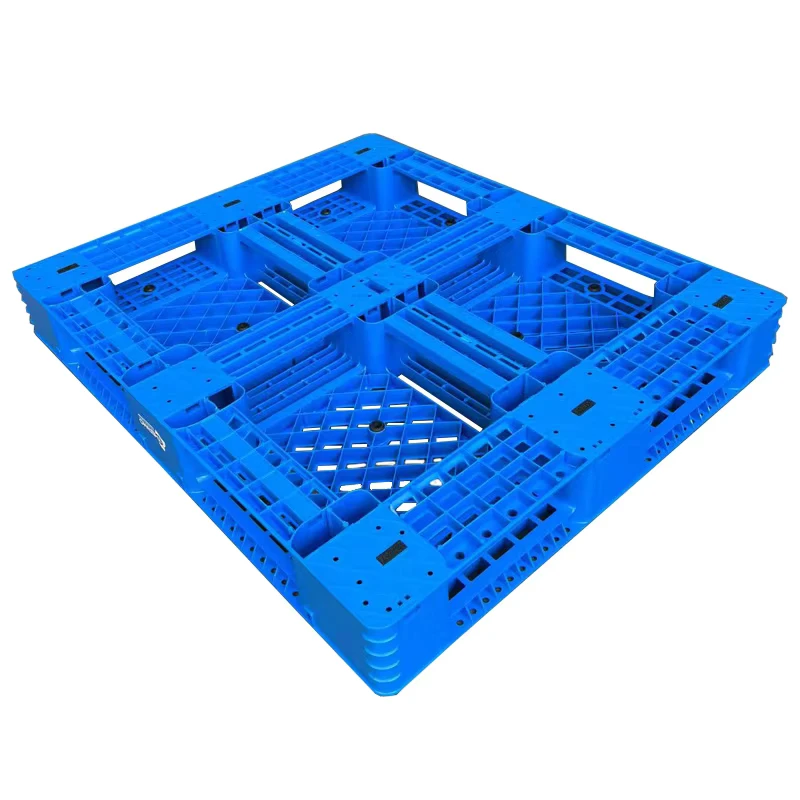 Heavy-Duty-100-Pure-HDPE-Material-Double-Plastic-Pallet-1200-800-4-Way-Euro-Plastic-Pallet