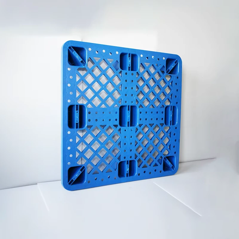 Heavy-Duty-1200-1000-Single-Faced-4-Way-Recycled-HDPE-Euro-Pallet-Plastic-Eco-Friendly