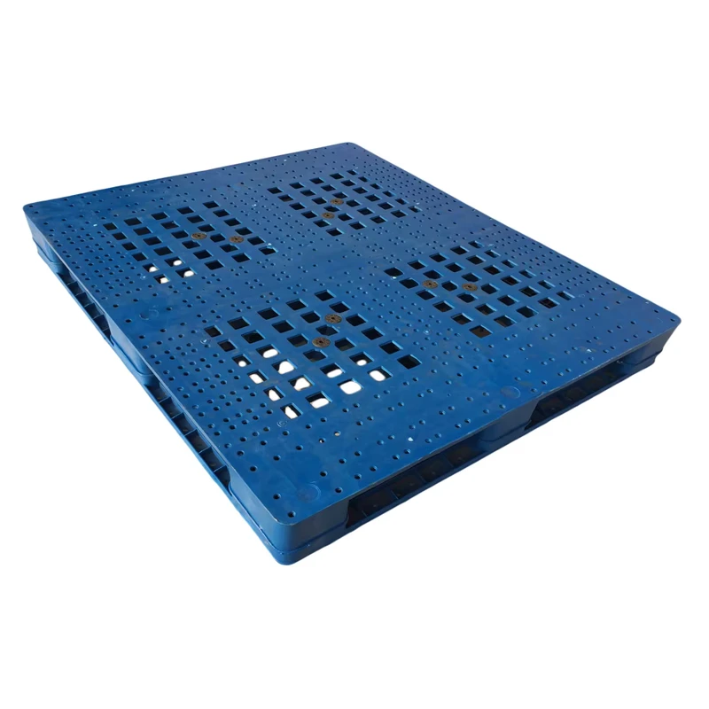 Heavy-Duty-1200-1000MM-Open-Bottom-Euro-Pallet-Steel-Reinforced-Single-Faced-Plastic-4-Way-Entry-Industrial-Use-Blue-1-Ton