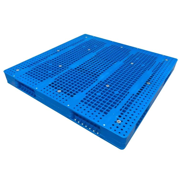 Heavy-Duty-48x40-Inch-Industrial-HDPE-Euro-Stackable-Plastic-Pallets-with-Steel