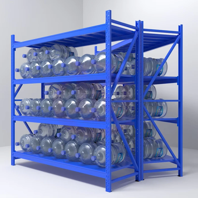 Heavy-Duty-5-Layer-Cold-Rolled-Steel-Pallet-Rack-With-2m-Beam-300kg-Load-For-Industrial-Warehousing