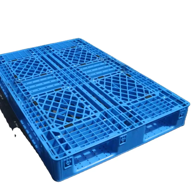 Heavy-Duty-Customize-HDPE-Blue-1208-1200-800-150mm-Grid-Field-Runner-Euro-Plastic-Pallet-For-Shipping