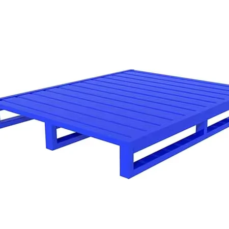 Heavy-Duty-Galvanized-Metal-Euro-Pallet-for-Warehouses-5-Layer-Corrosion-Protected-Steel-Stacking-Pallet-Logistics-Storage
