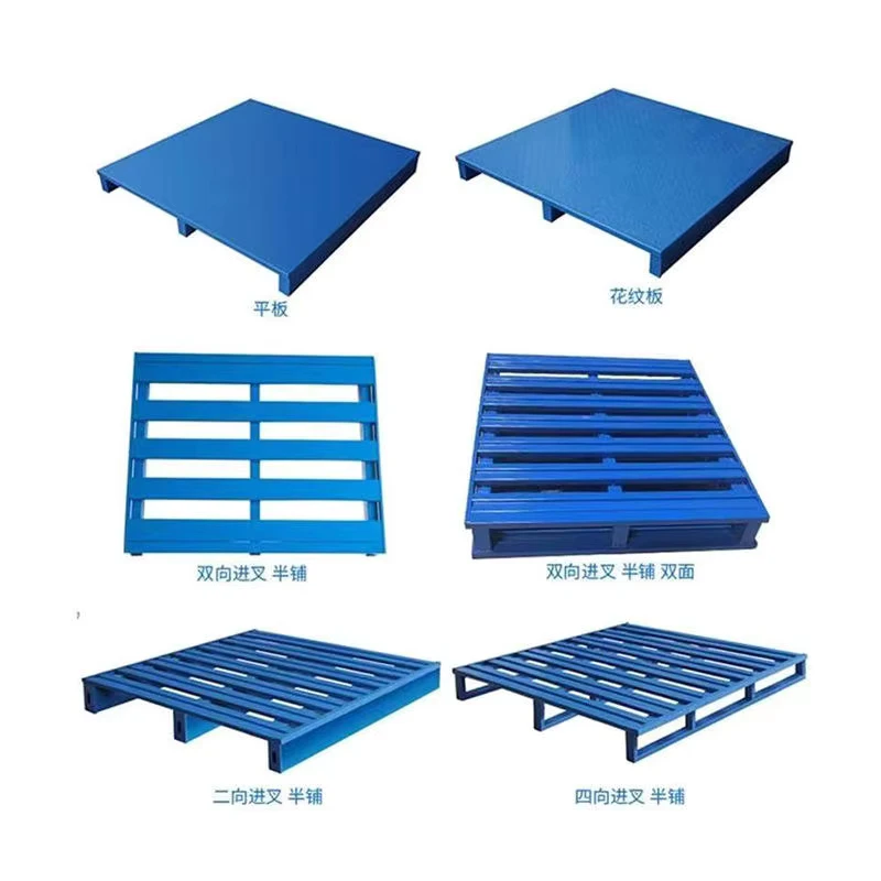 Heavy-Duty-Industrial-4-Way-Steel-Metal-Pallet-for-Shipping-Storage-EU-Standard-Pallet-1200-1200-mm
