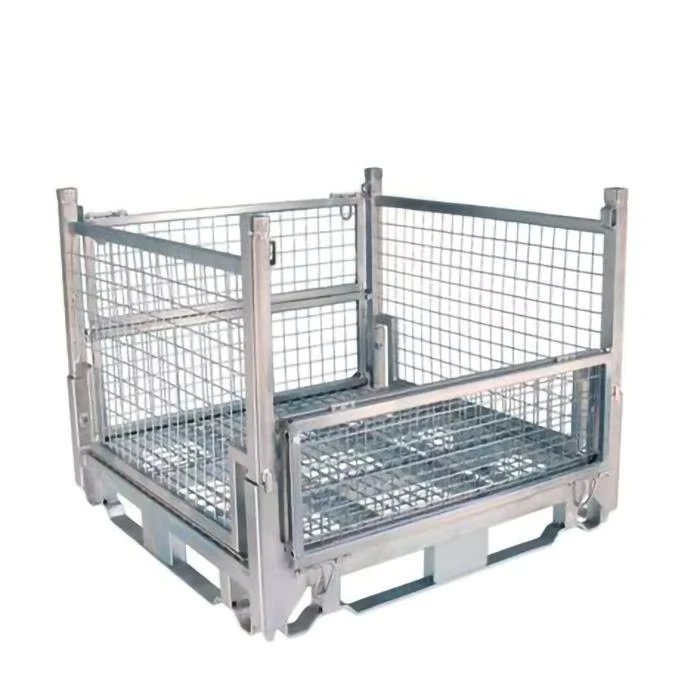 Heavy-Duty-Industrial-Metal-Pallet-Box-Stackable-Steel-Storage-Container-for-Warehouse-Logistics-Material-Handling