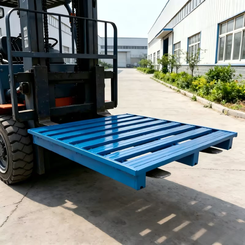 Heavy-Duty-Industrial-Mild-Steel-Pallet-Rack-Custom-OEM-Loading-Steel-Pallet-1200-1200-150mm