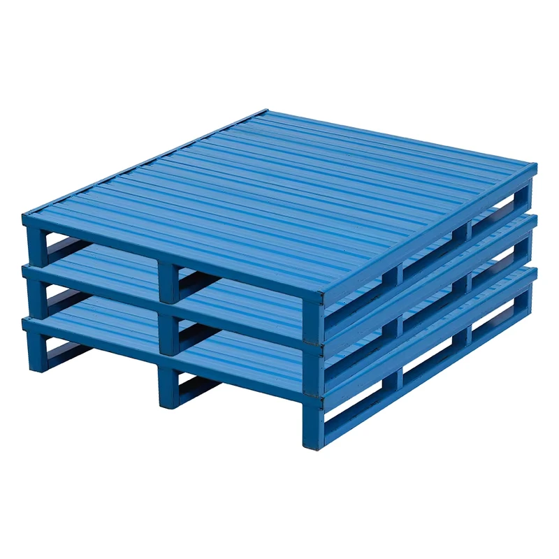Heavy-Duty-Metal-Pallets-For-Logistics-And-Warehousing-With-5000kg-Load-Capacity-And-Long-Service-Life