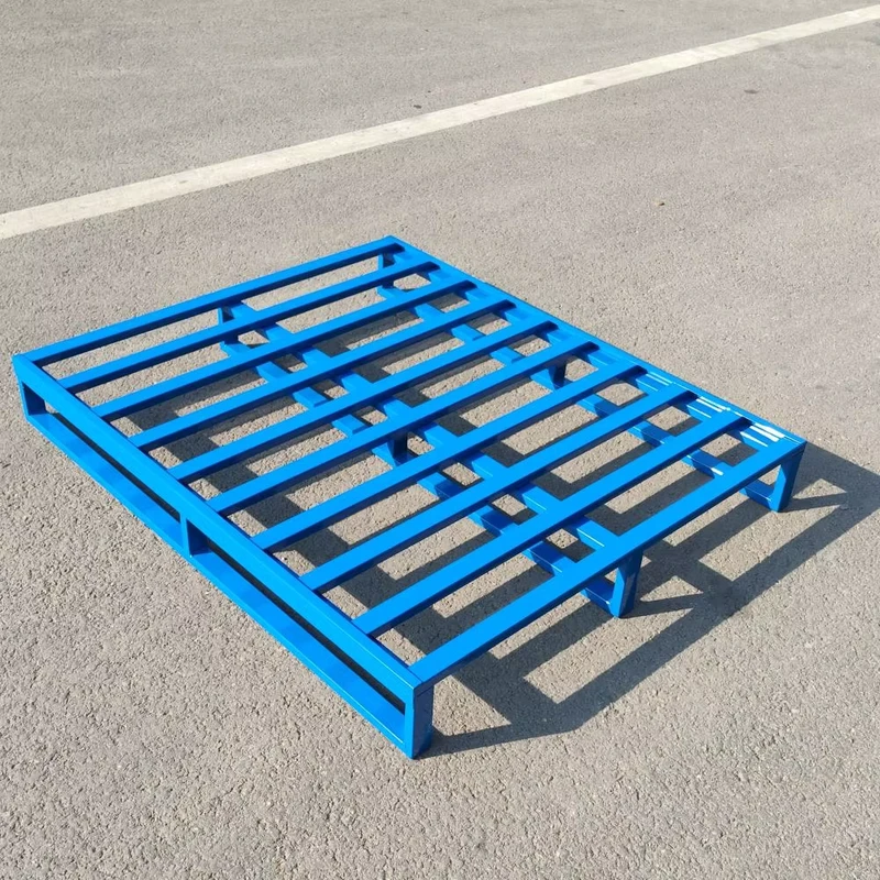 Heavy-Duty-OEM-Steel-Pallet-Single-Faced-Recycled-4-Way-Entry-for-Industrial-Rack-and-Transportation