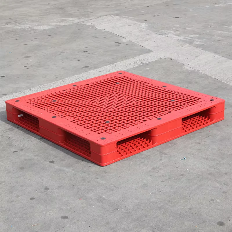 Heavy-Duty-Plastic-Pallet-Anti-Slip-4-Way-Entry-Pallet-for-Safe-Logistics-and-Efficient-Warehouse-Operation
