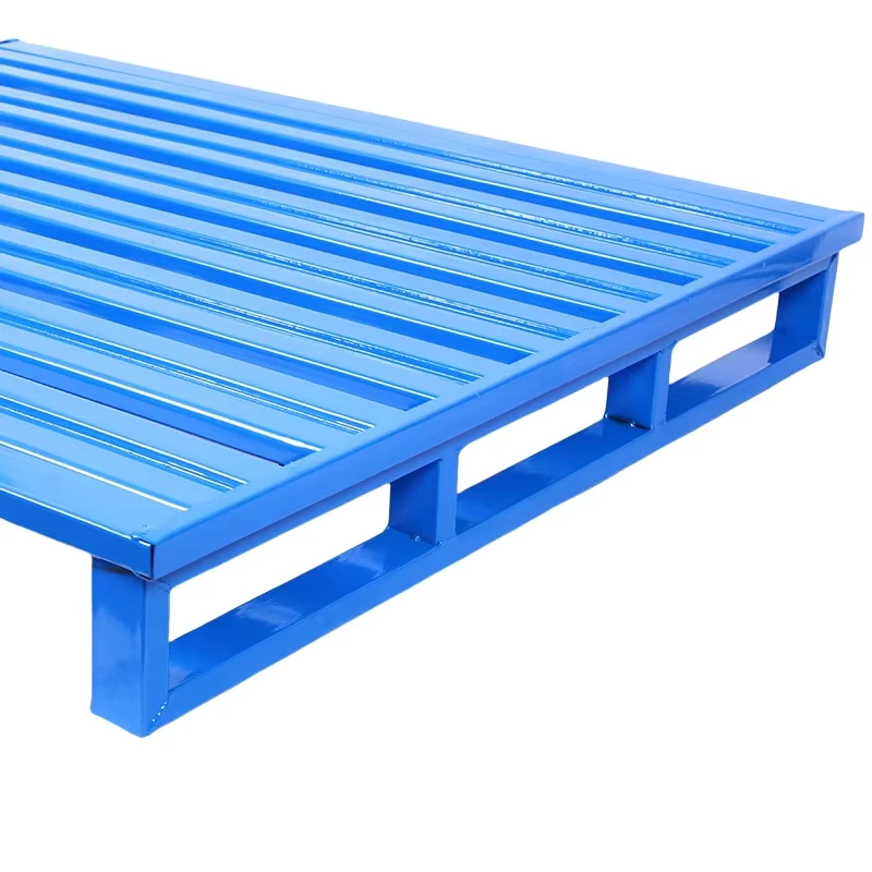 Heavy-Duty-Warehouse-Forklift-Pallet-and-Heavy-Duty-Stackable-Iron-Steel-Pallets