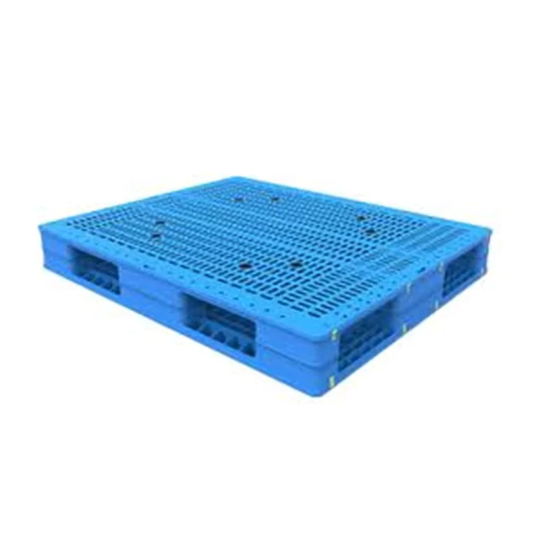 Heavy-Weight-Double-Sides-Warehouse-Storage-Stacking-Use-Plastic-Pallet