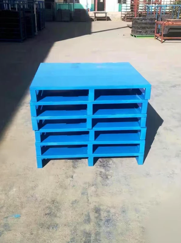 Heavy-duty-Q235-Steel-Pallets-Stackable-Design-Anti-Corrosion-Warehouse-Storage-1000kg-Capacity-OEM-Supplier-for-Storing-Storage