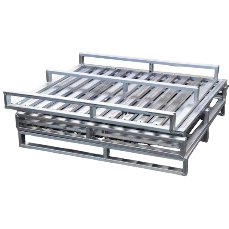 High-Load-Support-Powder-Coated-Steel-Pallets-Durable-Cargo-Storage-Equipment-for-Warehouses