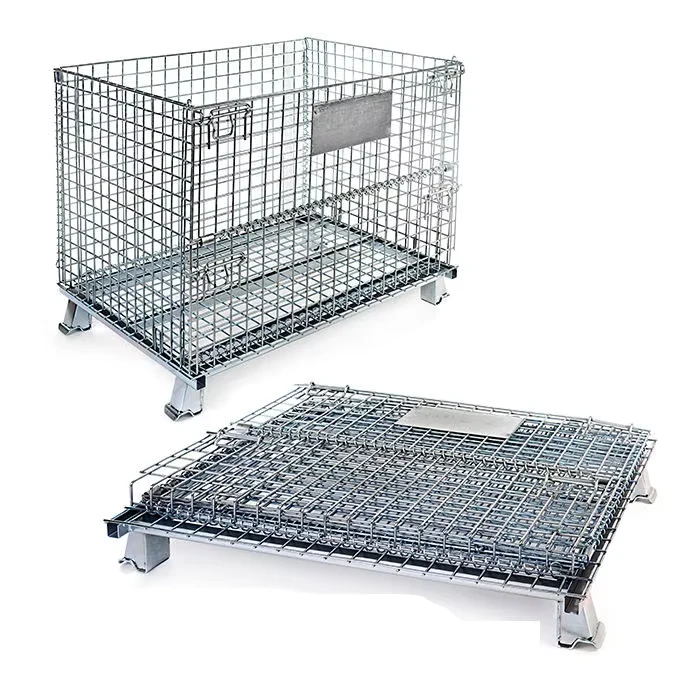 High-Quality-Carbon-Steel-Wire-Mesh-Container-1000kg-Capacity-Collapsible-Metal-Storage-Cage-Foldable-Stackable-Steel-Pallet-Box