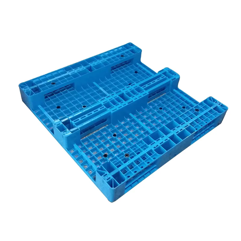 High-Quality-Euro-Pallet-Single-Faced-4-Way-Entry-Standard-Size-Industry-Warehouse-Storage-Plastic-Pallet-Manufacturer-for-Sale
