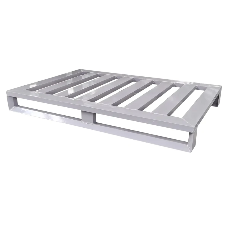 High-Quality-Single-Faced-4-Way-Aluminum-Pallets-Customizable-Eco-Friendly-Design-for-Chemical-Use