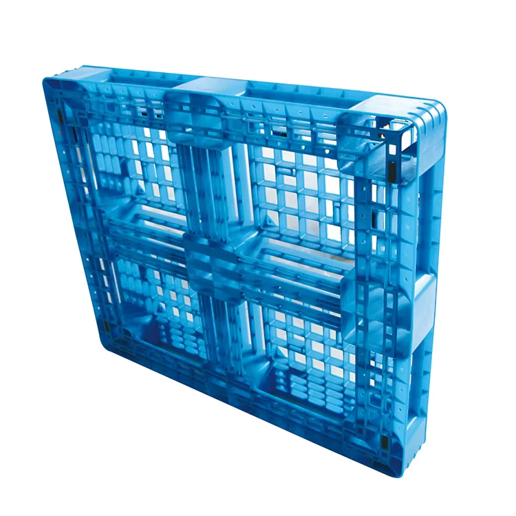 High-Quality-Single-Faced-Stackable-Plastic-Pallet-Tray-Strong-Load-Capacity-Industrial