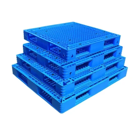 High-quality-Customizable-Heavy-Duty-Reversible-Grid-Warehouse-Storage-Double-Side-Racking-Plastic-Pallet