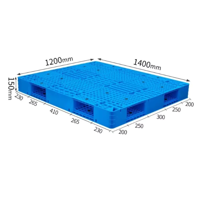 Hot-Selling-High-Quality-SHUNMEI-Industrial-Euro-Plastic-Pallets-Double-Faced-Heavy-Duty-4-Way-Entry-Eco-friendly-6Ton-Static
