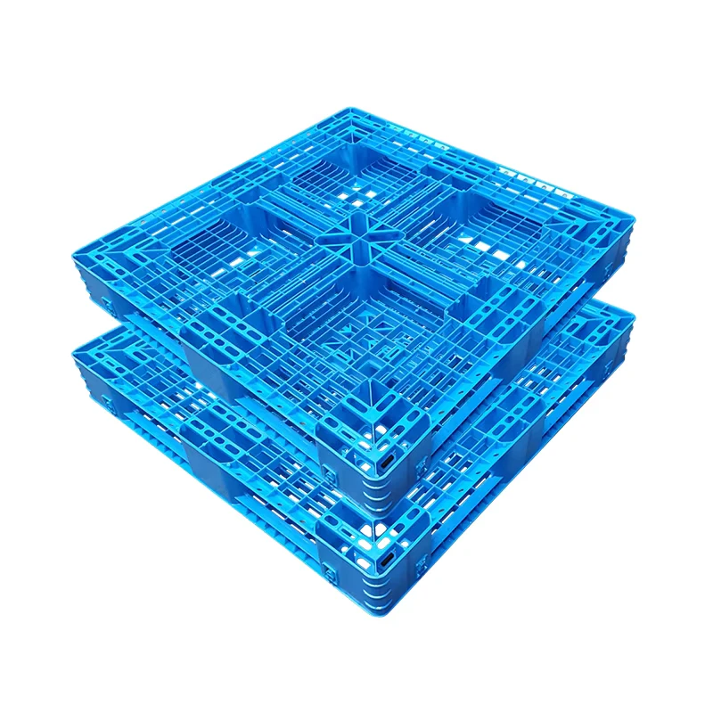 Industrial-1100-1100-150mm-Customizable-4-Way-Single-Faced-Epal-Euro-Plastic-Pallet