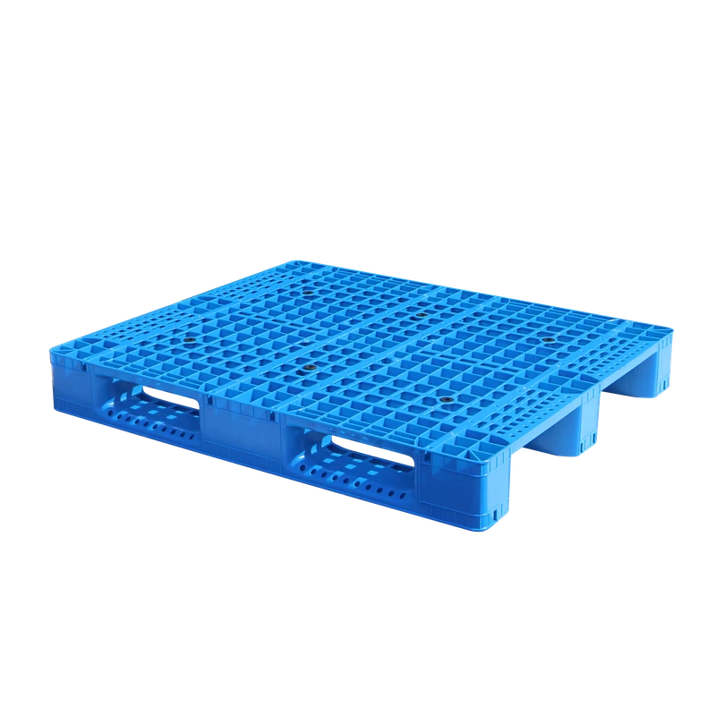 Industrial-Grade-1200-1000mm-Pallet-Single-Face-Mesh-Surface-Plastic-Pallet-Ideal-for-Efficient-Storage-and-Transport