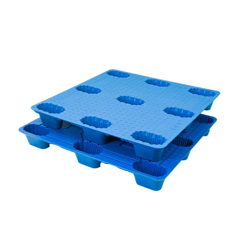 Industrial-High-density-Polyethylene-Pallets-Customizable-in-Size-Blow-molded-Integrated-pallets