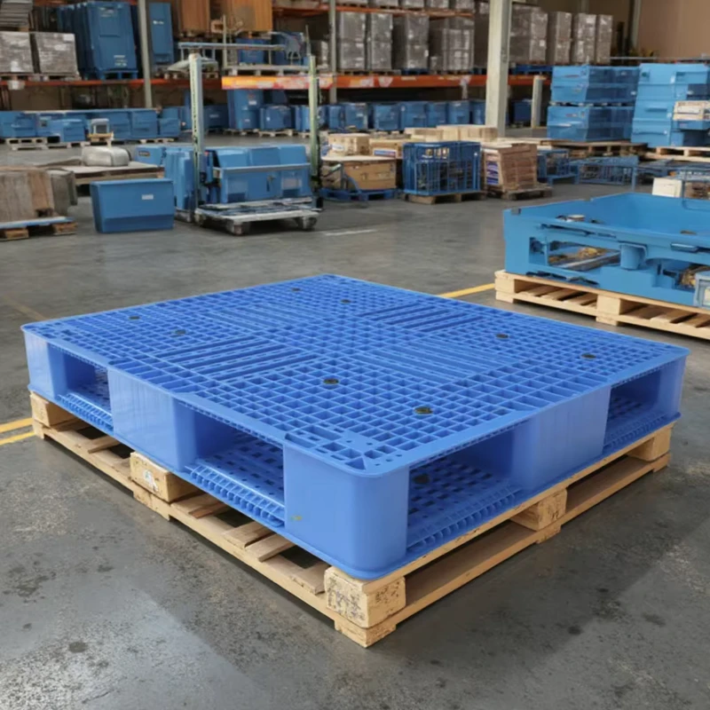 Industrial-Hygienic-Heavy-Duty-Euro-Pallet-Food-Grade-PP-HDPE-Anti-Slip-Double-Faced-4-Way-RFID-Recycled
