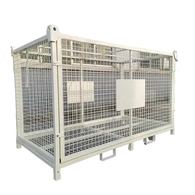 Industrial-Logistics-Metal-Box-Container-Pallet-Forklift-Order-Picker-Cage-and-Crane-Lift