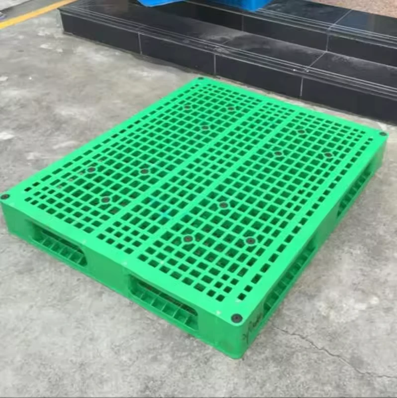 Industrial-PP-Euro-Plastic-Pallet-2.0T-Dynamic-Load-Double-Deck-Structure
