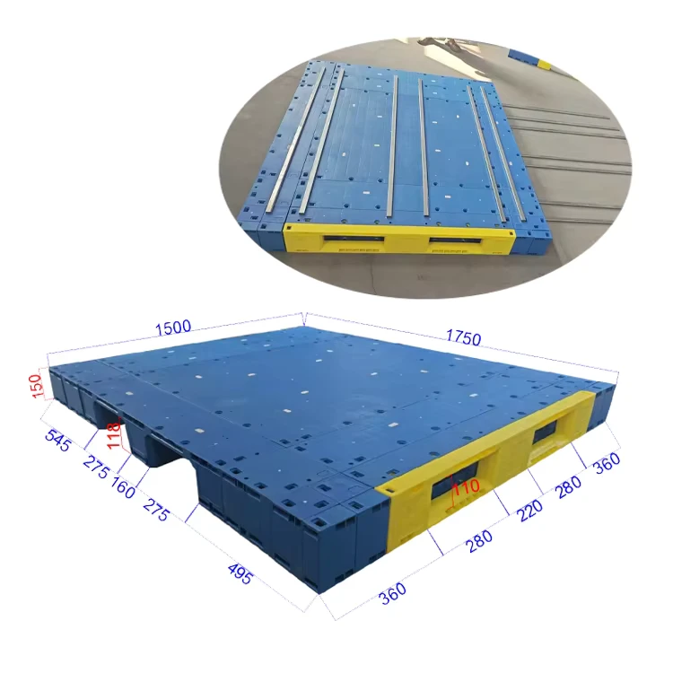 Industrial-Plastic-Pallet-Factory-Custom-Pallets-1500-1750mm-Rackable-Heavy-Duty-for-Warehouse