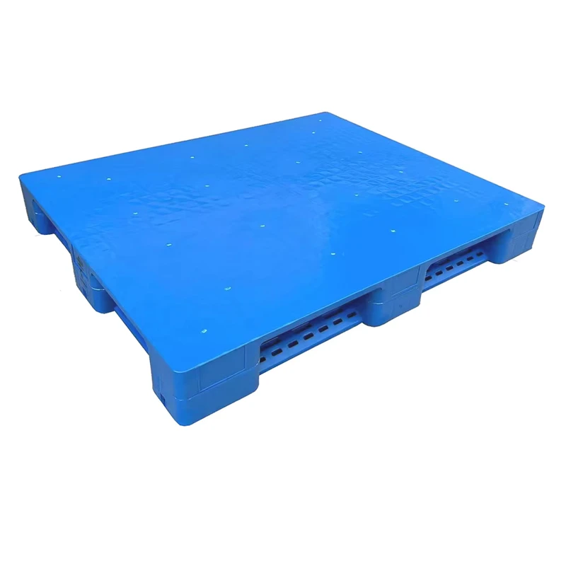 Industrial-Stackable-4-Way-Heavy-Duty-1200-1000-150mm-Euro-Reusable-Weather-Resistant-One-piece-Blue-Plastic-Pallet