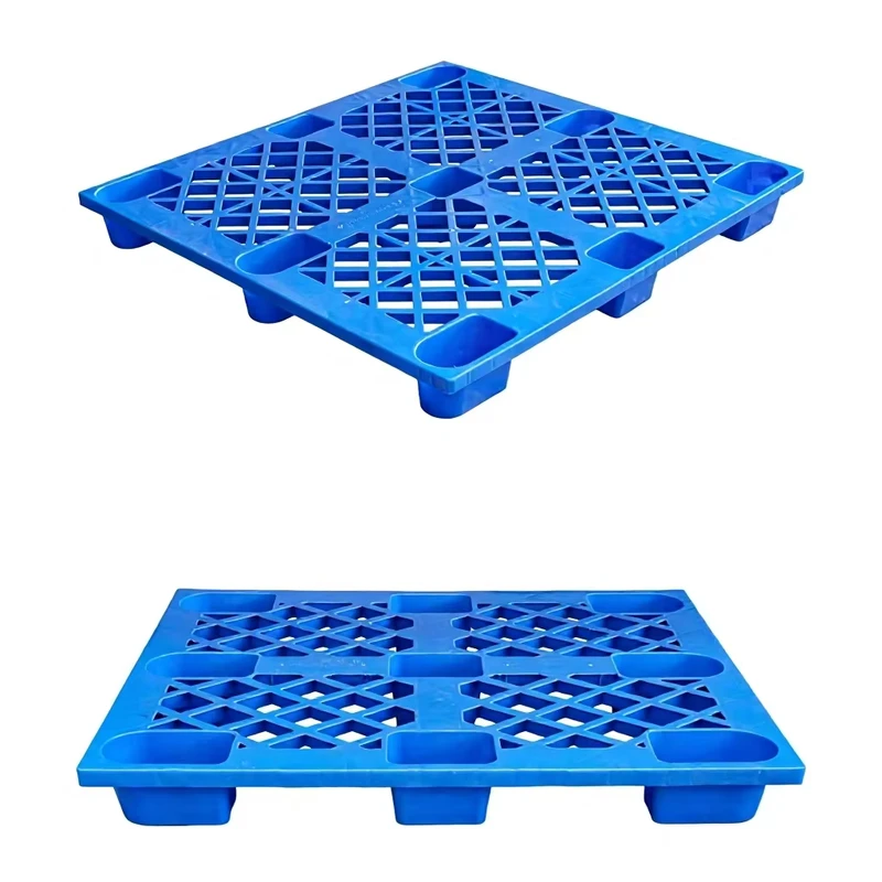 Jaythen-1300-1300-Large-4-Way-Single-Faced-Euro-HDPE-Industrial-Plastic-Pallet-Stackable-2T-Static-Load-Strong-Structure