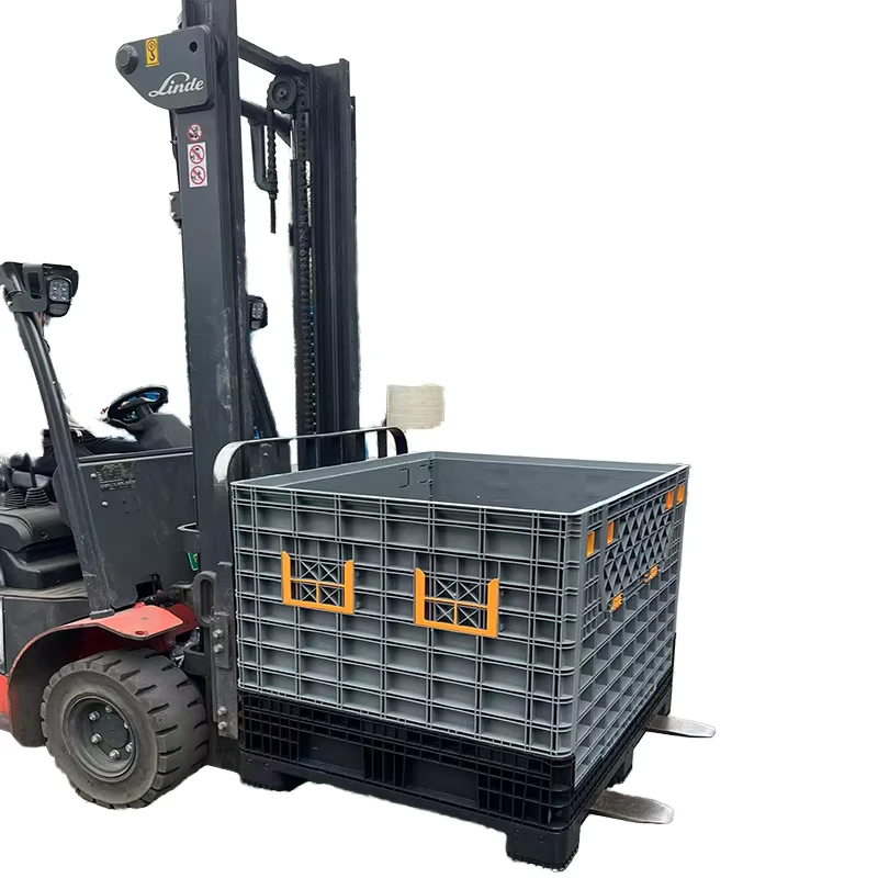 Large-Heavy-Duty-HDPE-Collapsible-Stackable-Solid-Plastic-Pallet-Box-Storage-Container-for-Fruit-Agriculture-with-Handle