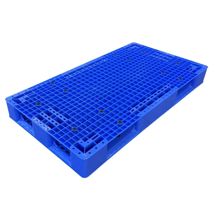 Large-Heavy-Duty-Mesh-Grid-Grilled-Double-Face-HDPE-Plastic-Euro-Pallet-4-Way-Entry-Steel-Reinforcement-RFID-Customized-5.0T-1