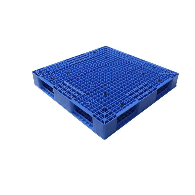 Large-Heavy-Duty-Mesh-Grid-Grilled-Double-Face-HDPE-Plastic-Pallet-4-Way-Entry-Steel-Reinforced-RFID-Customized-Euro-Pallet