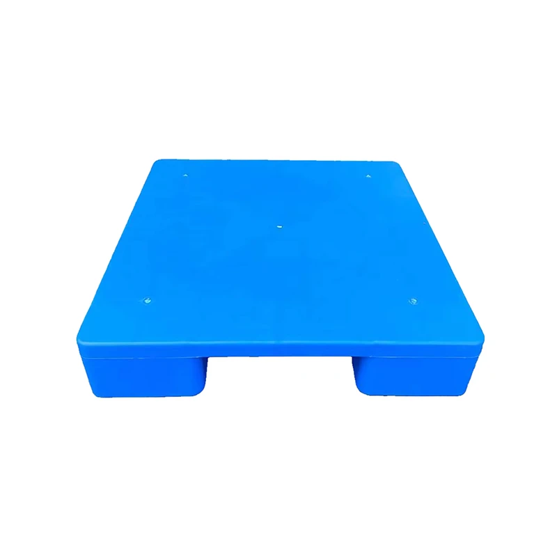 Lightweight-Moisture-Proof-HDPE-Single-Faced-2-Way-Entry-Floor-Pallets-600-400-100mm-High-Load-Capacity-Flat-Rack-for-Warehouse