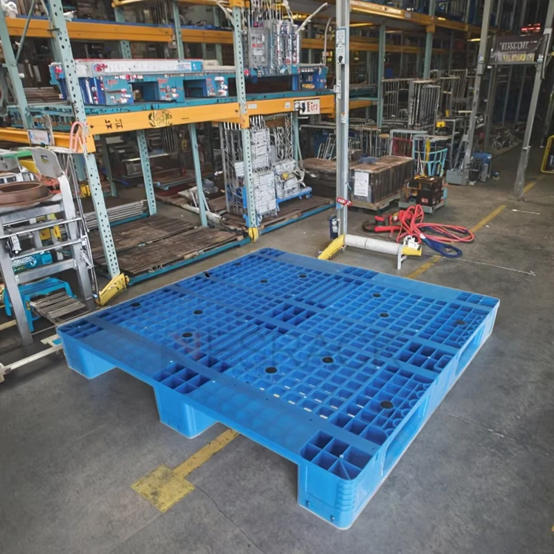 Manufacturer-Durable-Moisture-Proof-Plastic-Pallet-for-Warehouse-Logistics-for-Forklift-Use