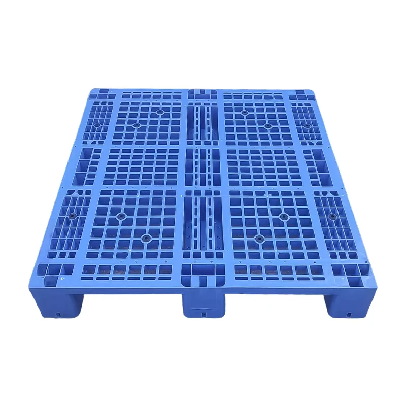 New-120-120cm-Plastic-Pallets-with-9-Feet-Leg-PU-Wheel-Roller-Skate-Pallets-at-Low-Cost
