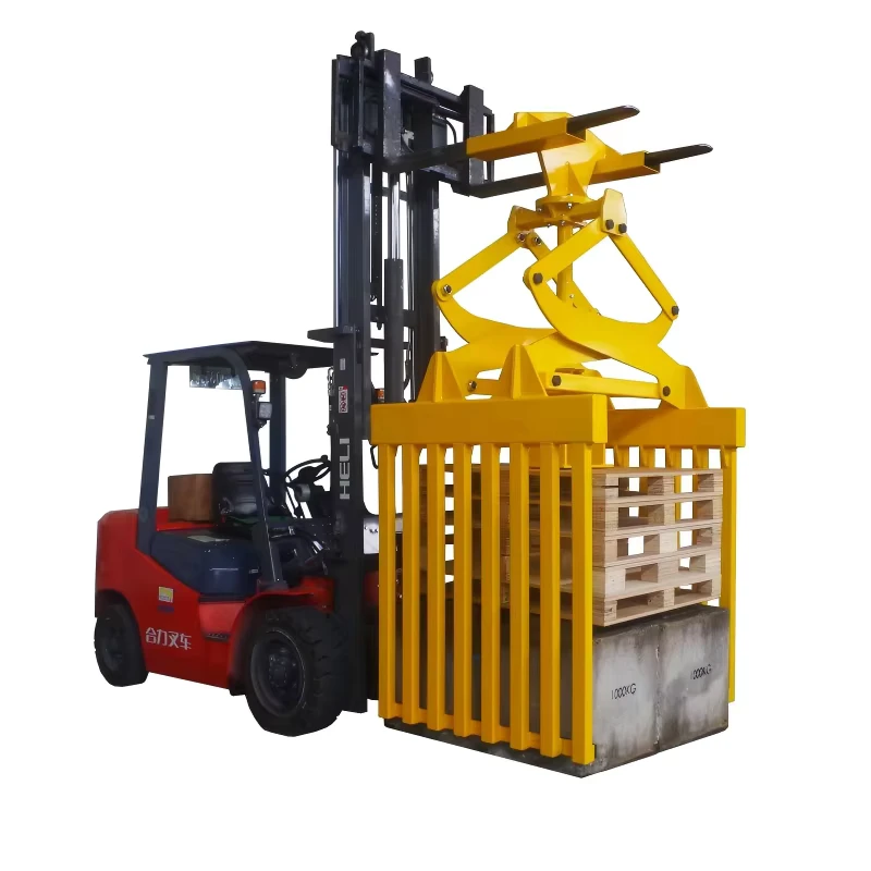 New-Forklift-Attachments-Spare-Parts-Block-Clamp-for-Lifting-Brickloads-Palletized-Loads-Effective-Handling-Equipment-Parts