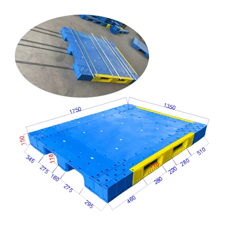 OEM-Custom-Industrial-Plastic-Pallet-1750-1350mm-Heavy-Duty-with-Steel-Reinforcement-Shipping-Pallet