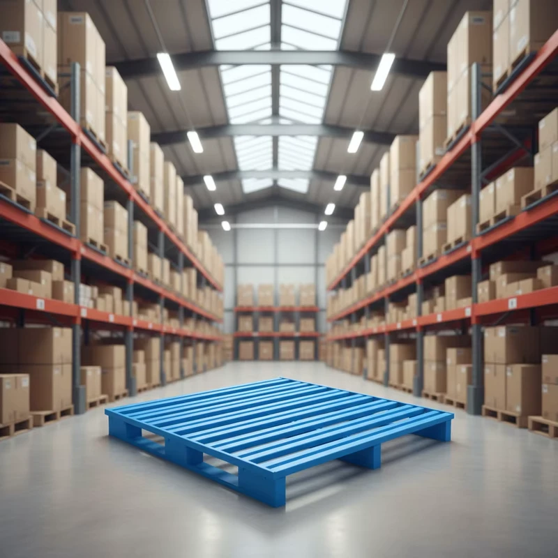 Optional-Dimensions-Heavy-Duty-Galvanized-Steel-Pallets-2000kg-Capacity-Stackable-Design-Storing-Goods