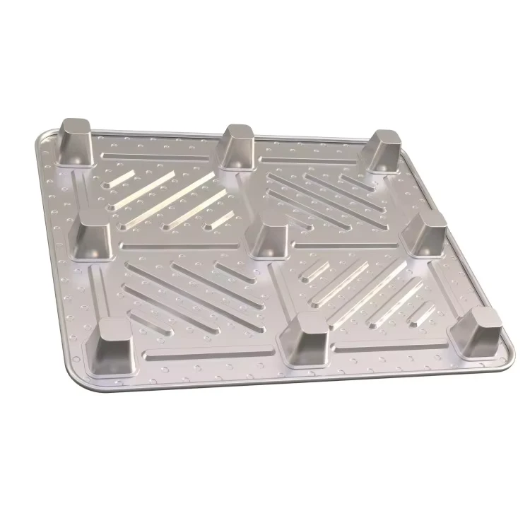 Original-Customized-Stainless-Steel-Pallet-Durable-Heavy-Duty-Stackable-Pallet-for-Automated-Warehouses