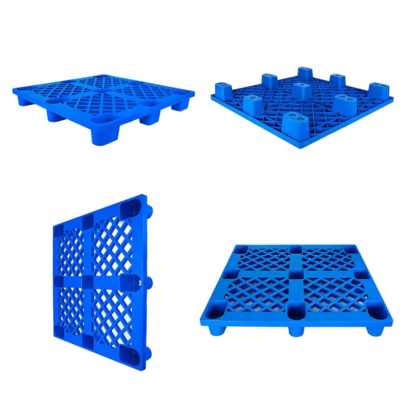 PP-Single-Side-Plastic-Pallets-Crate-Recyclable-Nestable-4-Way-Entry-Eco-Friendly-Durable-Logistics-Euro-Pallet