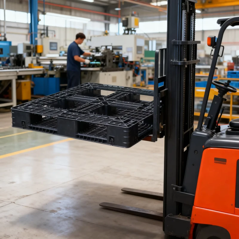 Plastic-Pallet-for-Sale-Ideal-for-Transport-Storage-and-Export-Long-Lasting-Recyclable-and-Strong-Quality