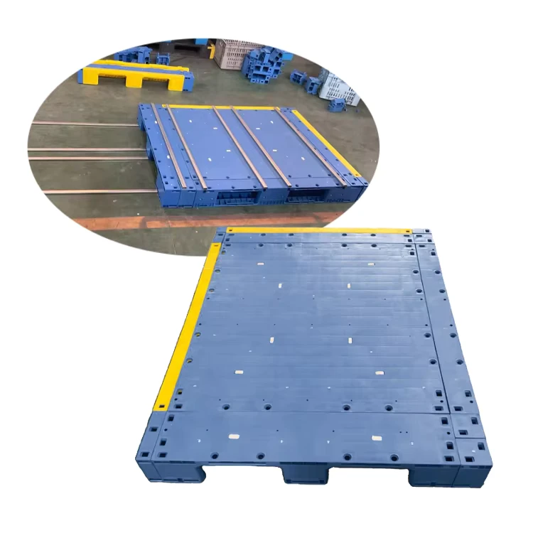 Plastic-Shipping-Pallet-Lightweight-Weather-Resistant-4-Way-Entry-for-Export-Logistics-Cold-Storage-Use