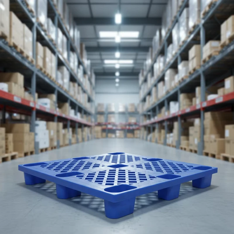 Recoverable-Plastic-Pallets-Forklift-Pallets-with-Cargo-Stacking-Function